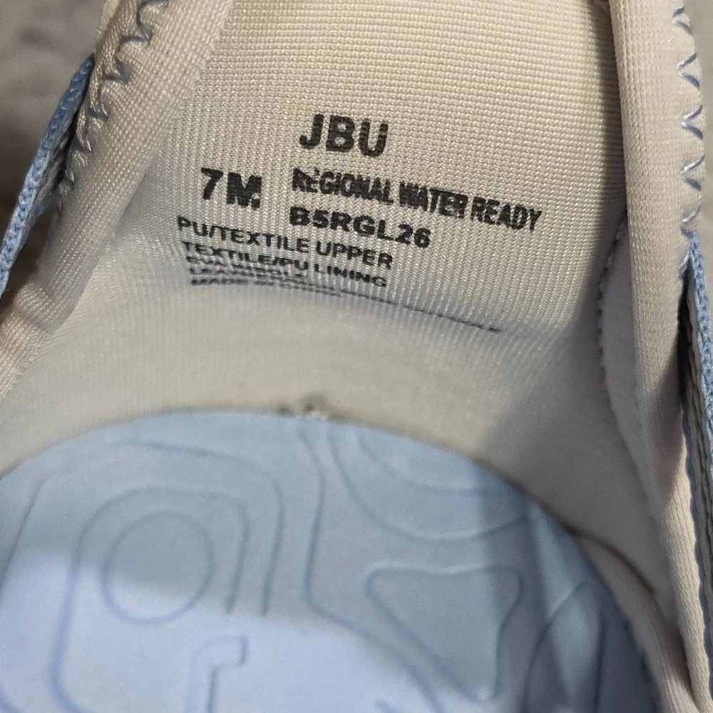 JBU‎ Regional Water Ready Women's Breathable Sandals Size 7 Blue Bone Summer